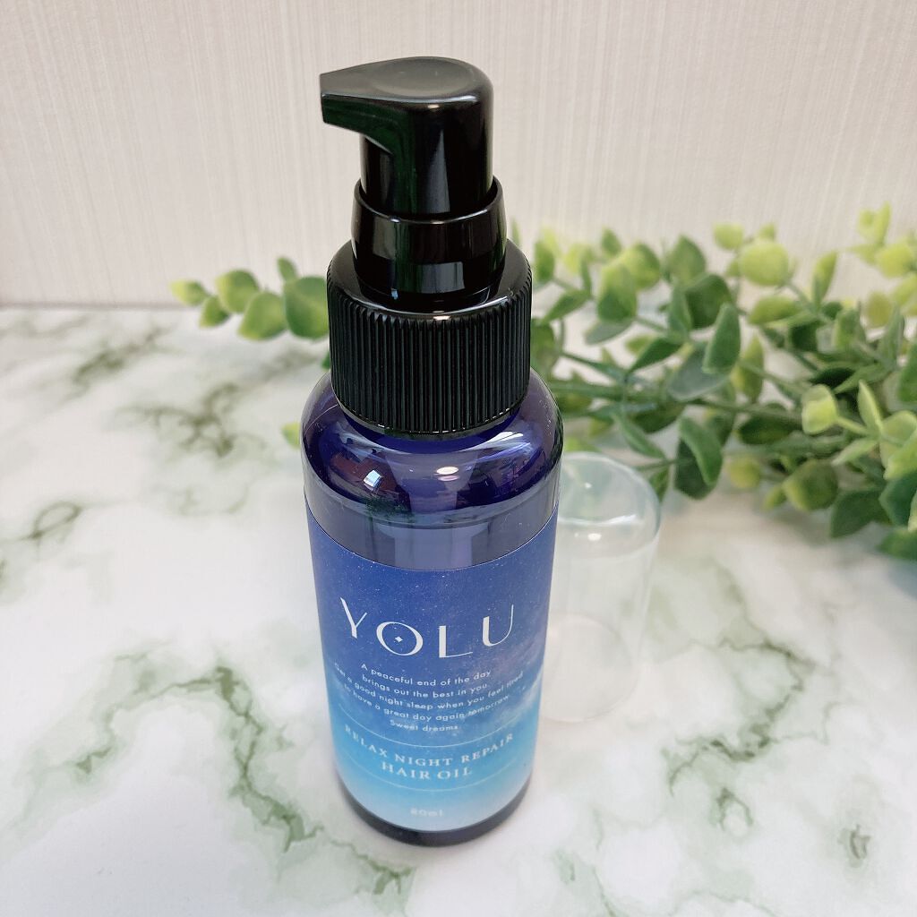 リラックスナイトリペアヘアオイル/YOLU/ヘアオイルを使ったクチコミ(2枚目)