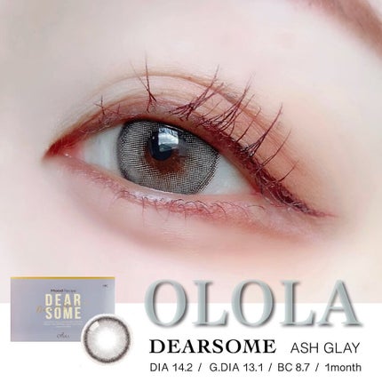 ディアサム(DearSome)/OLOLA/カラーコンタクトレンズを使ったクチコミ(5枚目)