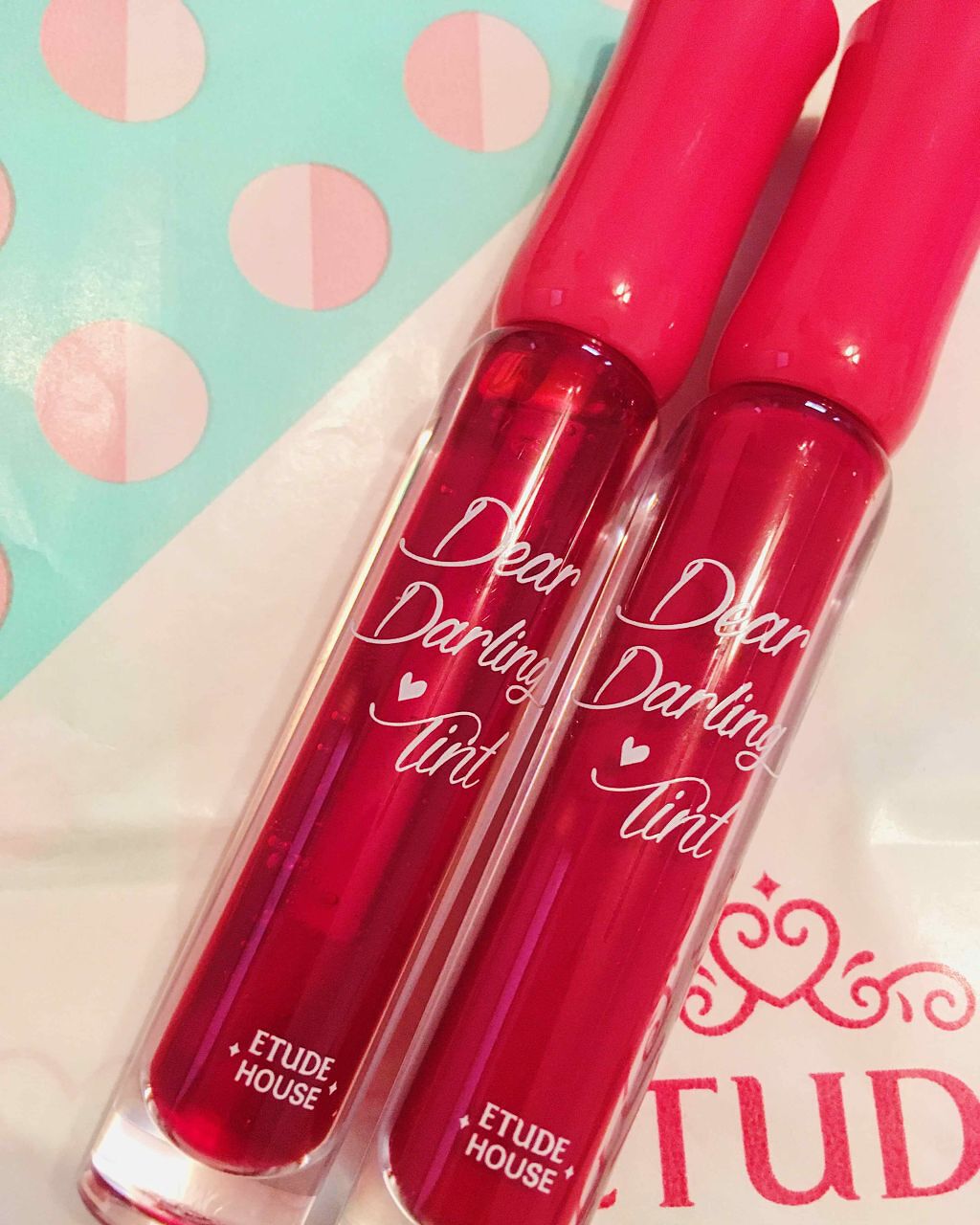 ディアダーリン ウォータージェルティント/ETUDE/リップティントを使ったクチコミ(1枚目)