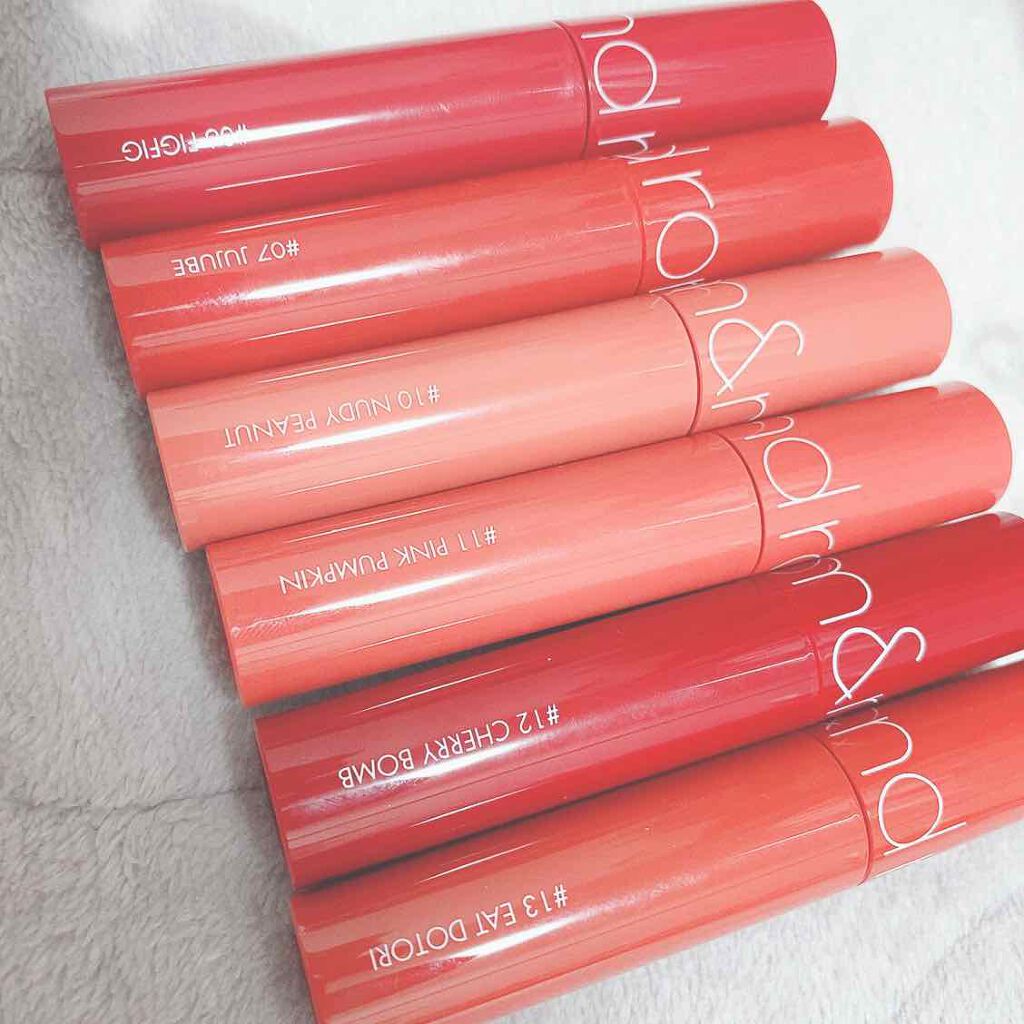 ジューシーラスティングティント/rom&nd/リップティントを使ったクチコミ(1枚目)