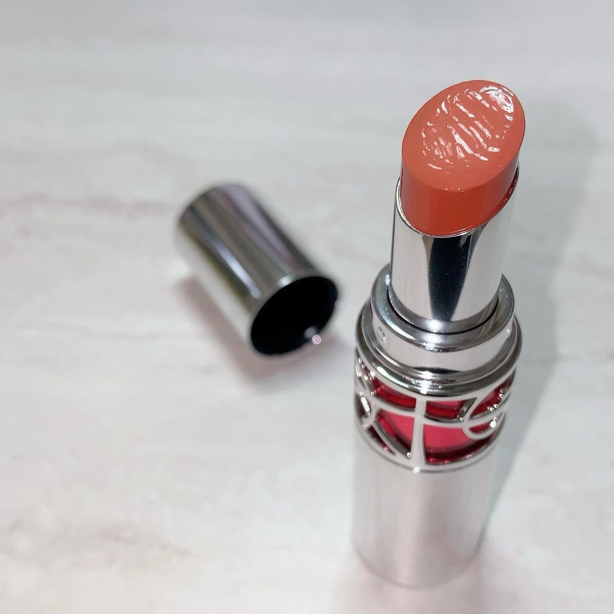 YSL ラブシャイン キャンディグレーズ/YVES SAINT LAURENT BEAUTE/口紅を使ったクチコミ(7枚目)