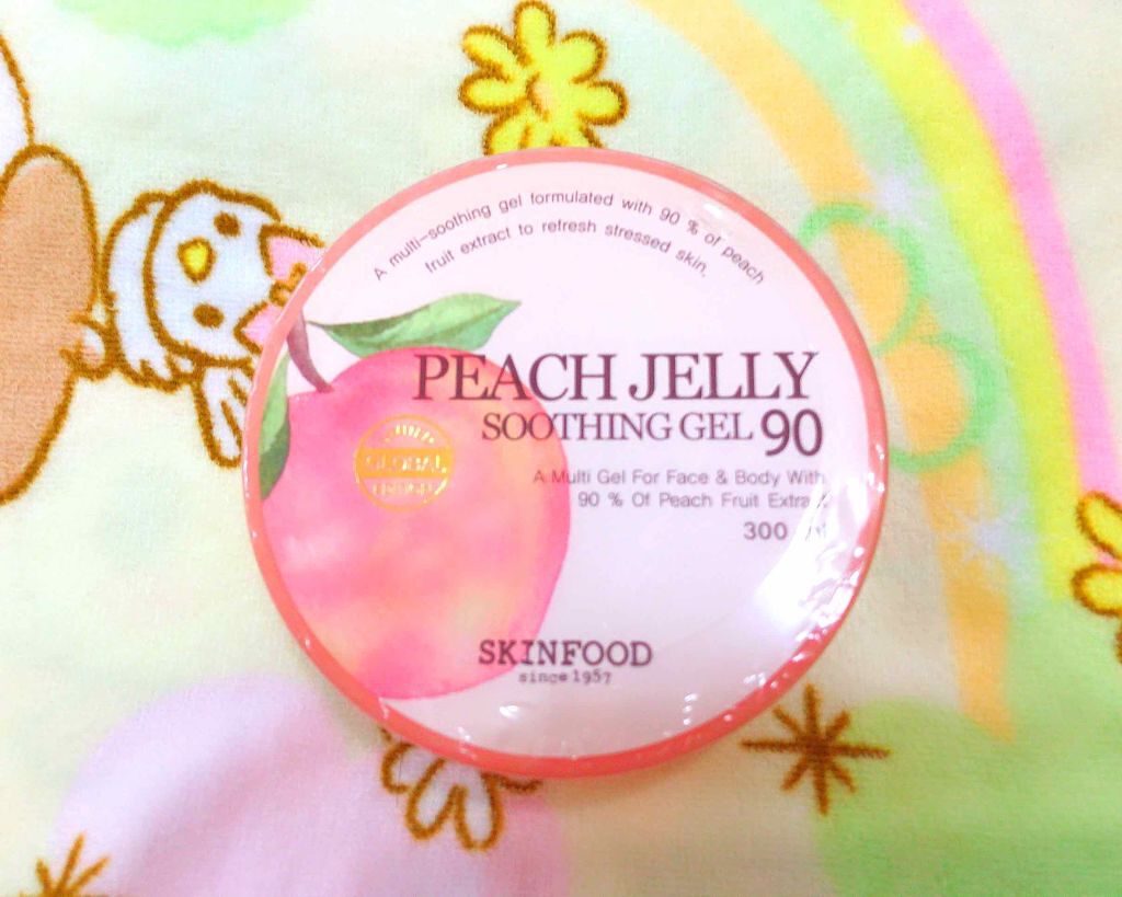 ピーチ ジェリー スージングジェル90/SKINFOOD/ボディローションを使ったクチコミ（2枚目）