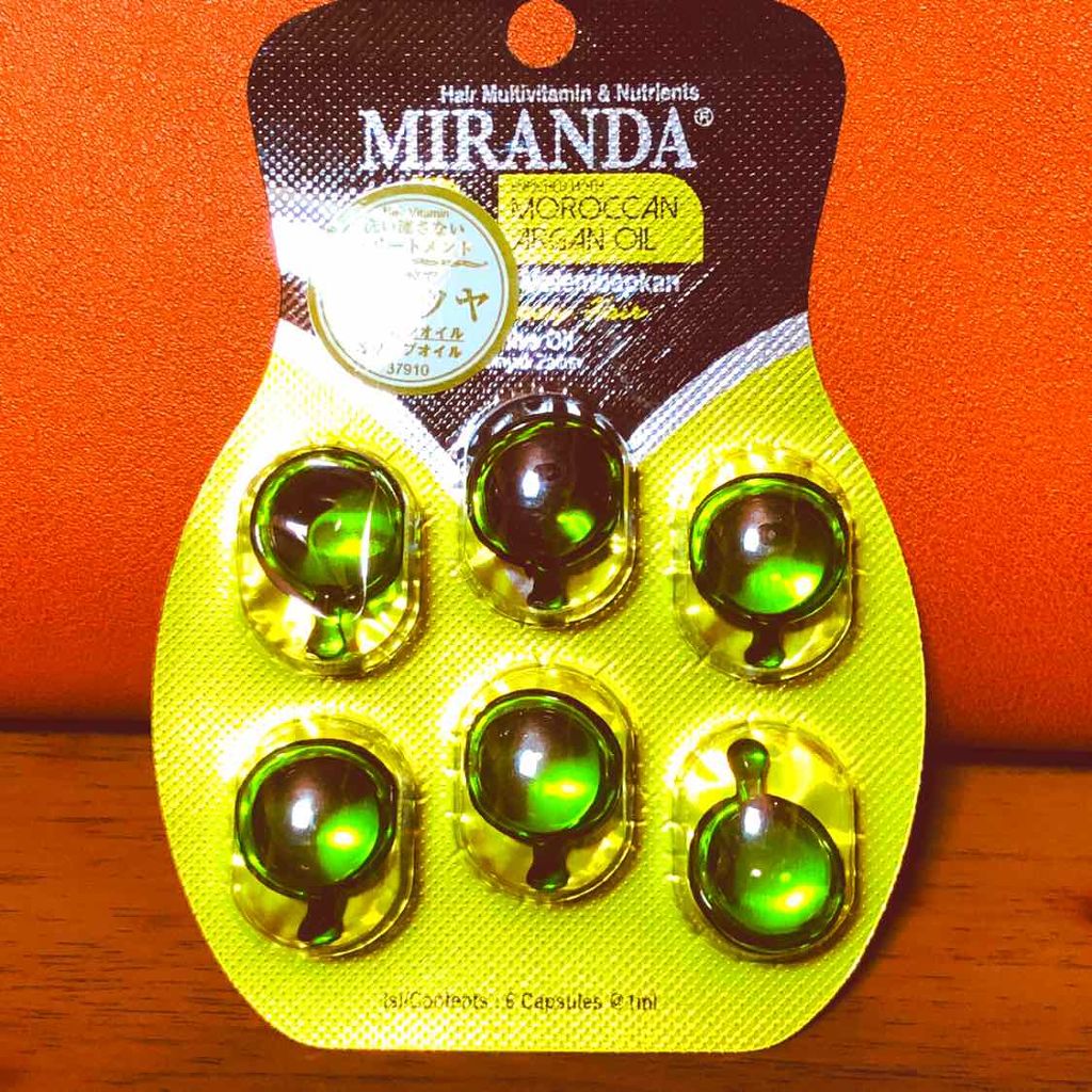 ヘアビタミン ニュートリヘアオイル/MIRANDA/ヘアオイルを使ったクチコミ（1枚目）