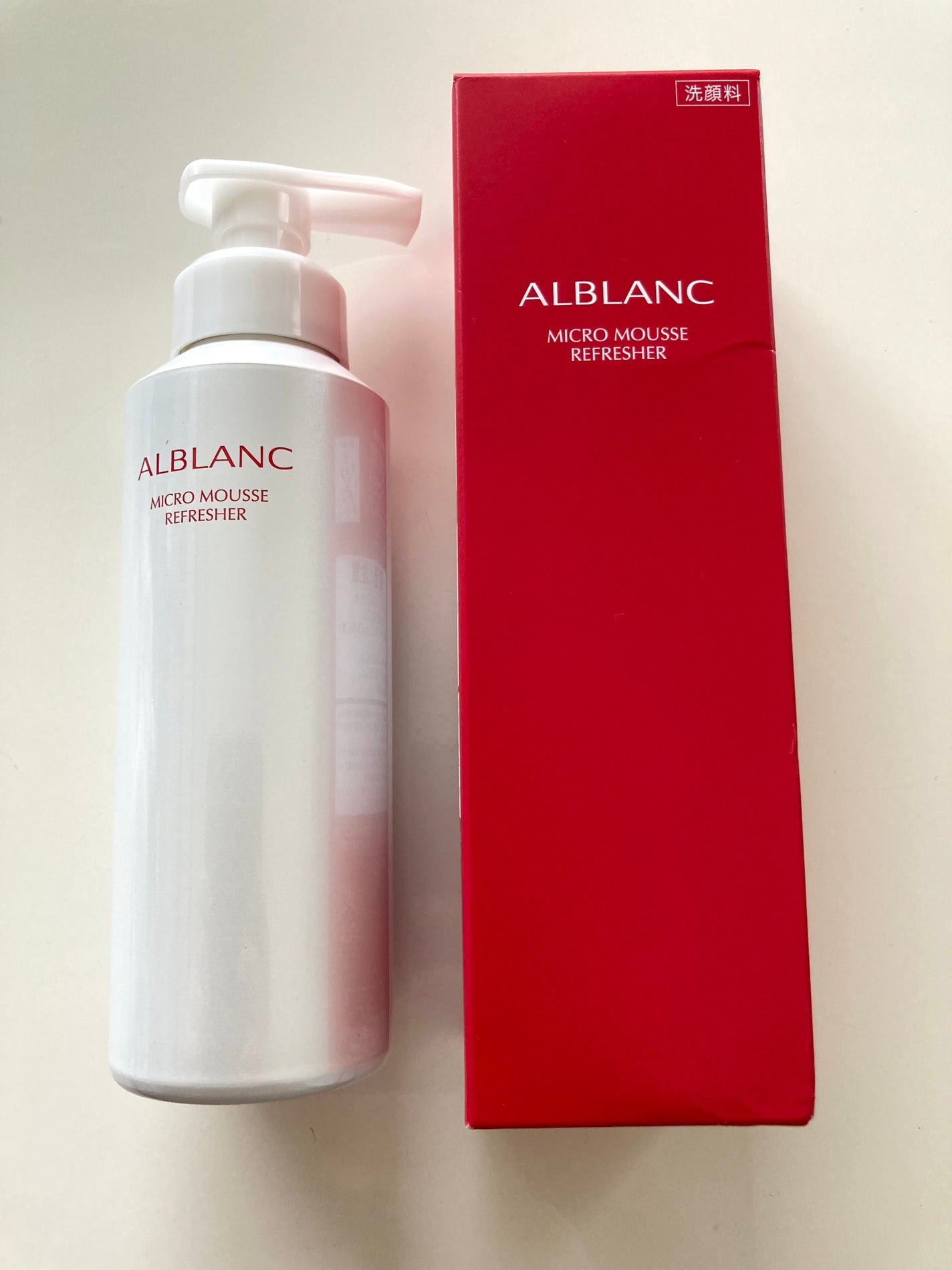 マイクロムース リフレッシャー/ALBLANC/泡洗顔を使ったクチコミ(1枚目)