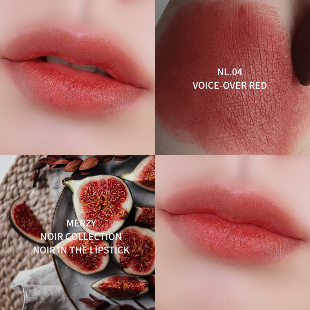 ノワール イン ザ リップスティック/MERZY/口紅を使ったクチコミ（3枚目）
