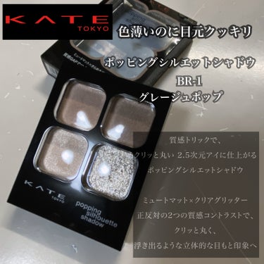 


これは完全にパケ買いでした💰


KATEってアイシャドウケースのデザインが
一昔前からモデルチェンジしてないというか…
なんか新色出てもパケが変わらないから
なんか既視感あるといいますか…笑

