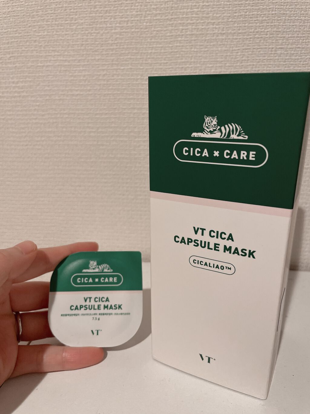CICA カプセルマスク/VT/洗い流すパック・マスクを使ったクチコミ（1枚目）