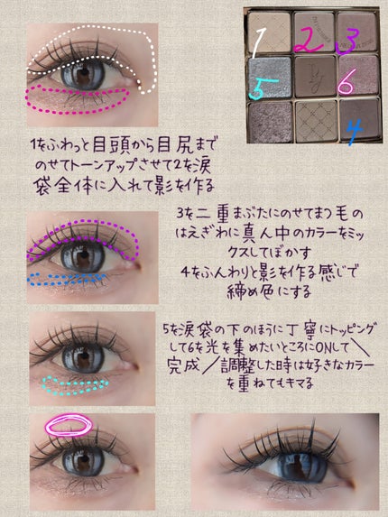 Heroine Mood Eye Palette/Peony/アイシャドウパレットを使ったクチコミ(5枚目)