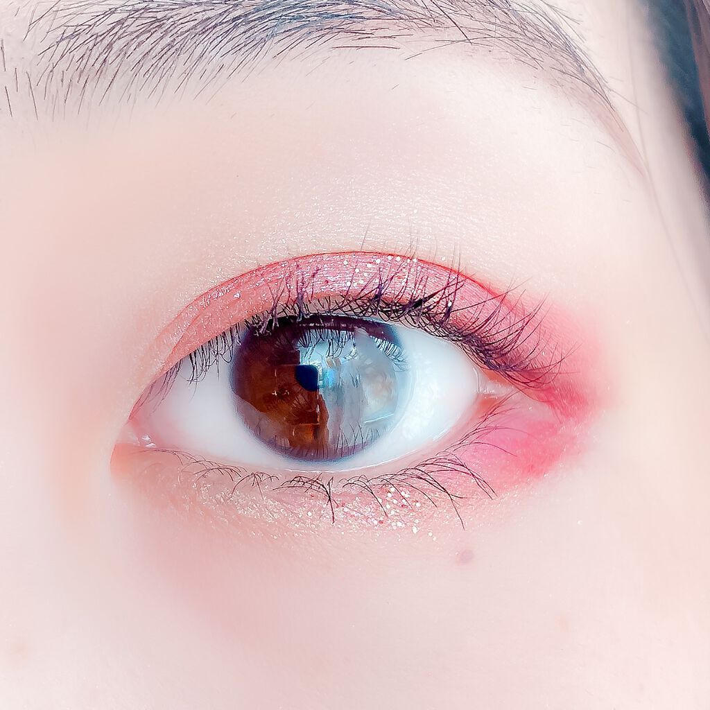 ルージュ アンリミテッド ディスコ グリッツ ルビー スパークラー/shu uemura/口紅を使ったクチコミ（3枚目）