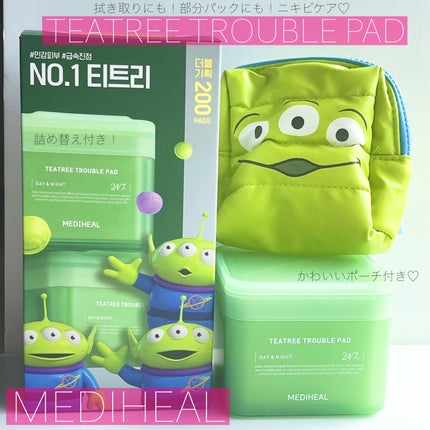 ティーツリー トラブルパッド/MEDIHEAL/トナーパッドを使ったクチコミ(1枚目)