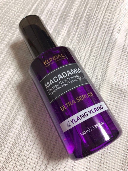 マカダミア ウルトラヘアセラム /KUNDAL/ヘアオイルを使ったクチコミ(1枚目)