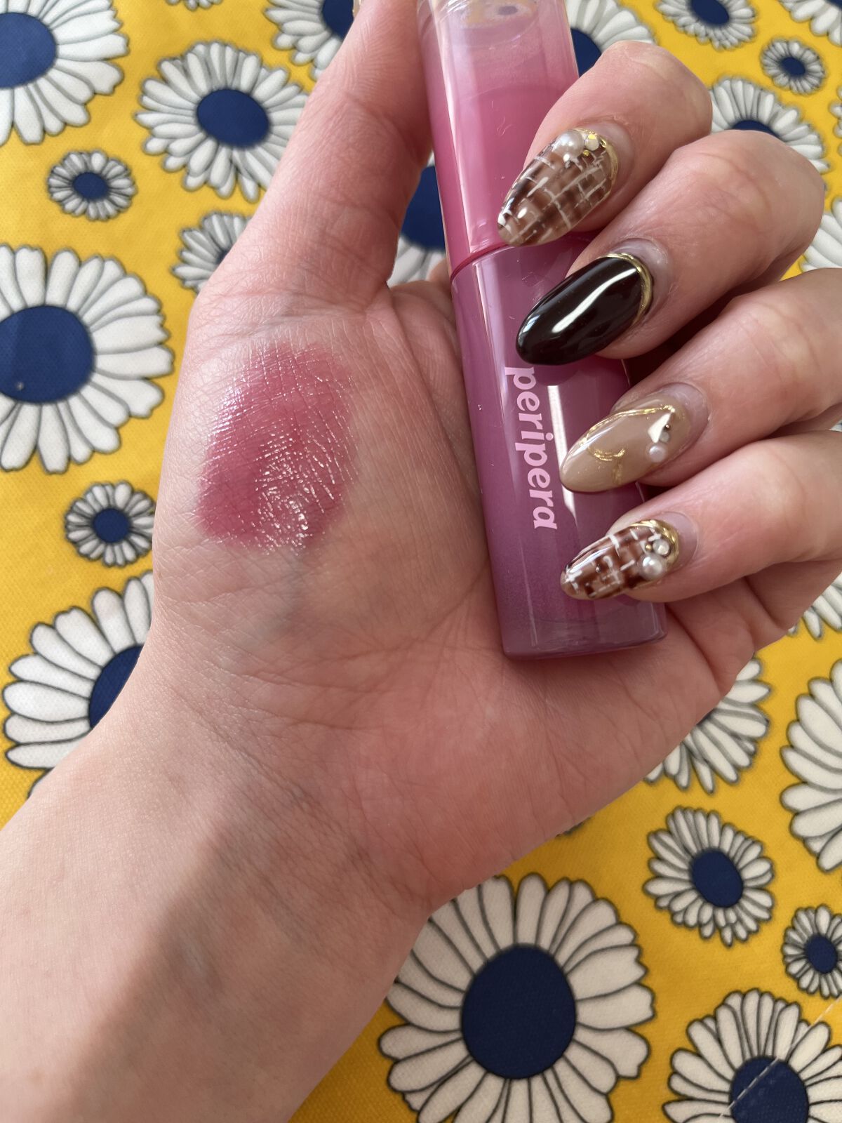 ペリペラ インク ムード グロイ ティント 06 PLUM UPDATE(プロフ写プラム)/PERIPERA/リップティントを使ったクチコミ（3枚目）