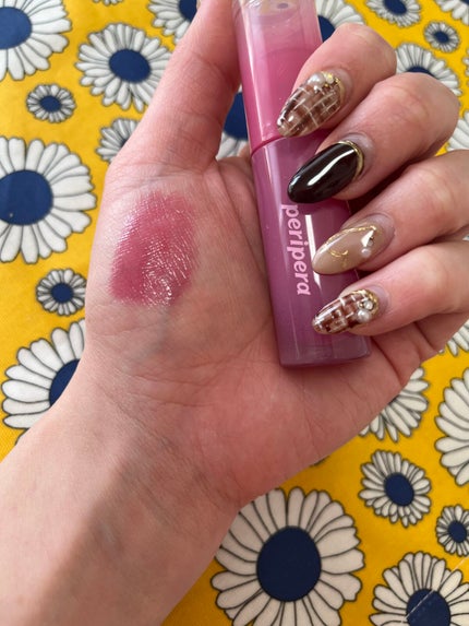 インク ムード グロイ ティント 06 PLUM UPDATE/PERIPERA/リップティントを使ったクチコミ(3枚目)