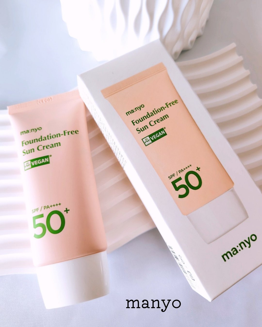 ファンデフリー サンクリーム/manyo/日焼け止めクリームを使ったクチコミ（1枚目）