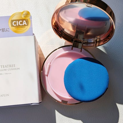 ピンクティーツリーカバーアップグロウクッション/APLIN/クッションファンデーションを使ったクチコミ(4枚目)