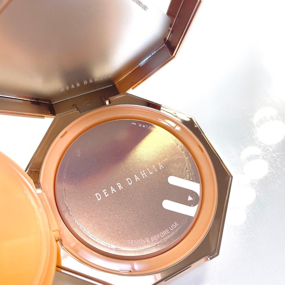 スキンパラダイスシアーシルククッション/DEAR DAHLIA/クッションファンデーションを使ったクチコミ(5枚目)