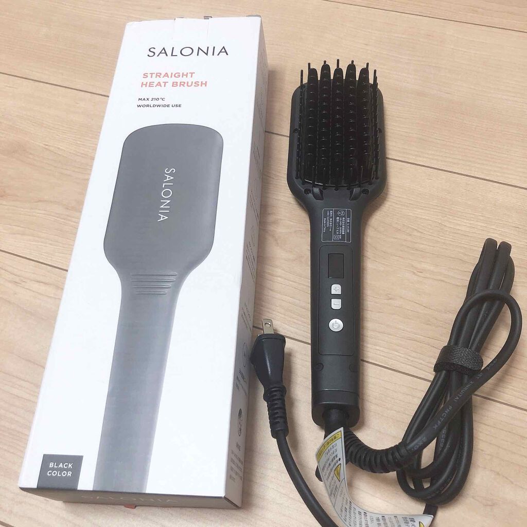 SALONIA ストレートヒートブラシ/SALONIA/ヒートブラシを使ったクチコミ(1枚目)