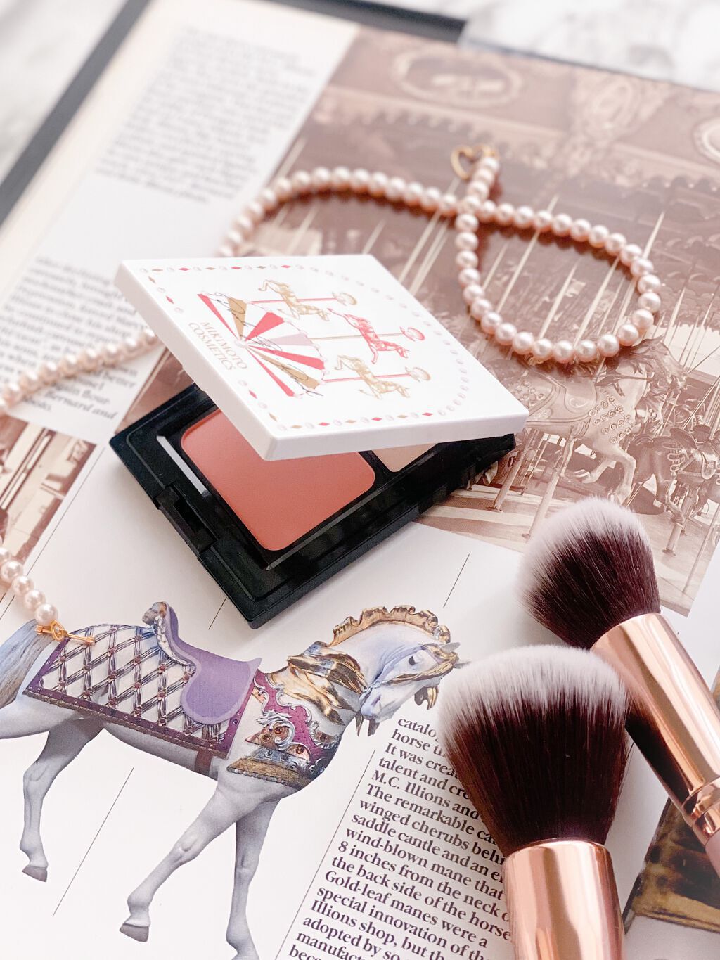 フェイスカラーパレット/ミキモト コスメティックス/メイクアップキットを使ったクチコミ(2枚目)