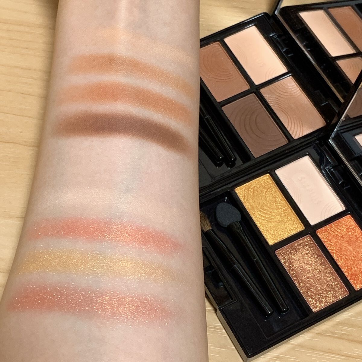 SIXPLUS 4色アイシャドウ/SIXPLUS/アイシャドウパレットを使ったクチコミ（2枚目）