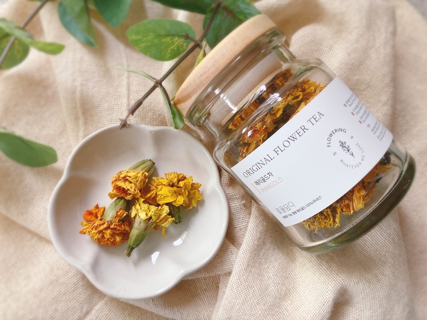 ぴぴちゃん22@フォロバ100% on LIPS 「#PRオリジナルマリーゴールド花茶10g🏵️ポプリのような可愛..」(2枚目)