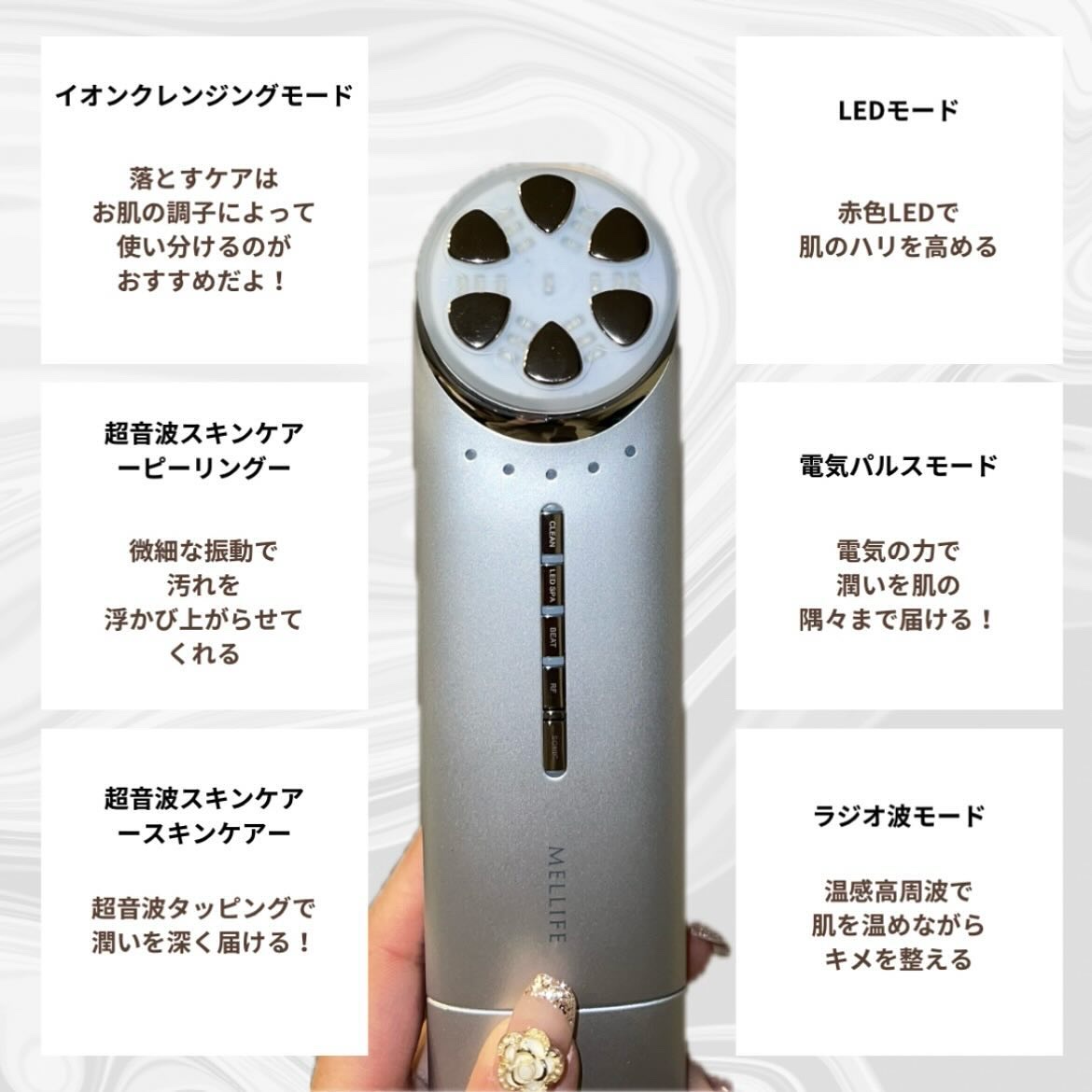 トータルフェイシャルプラス/MELLIFE/美顔器・マッサージを使ったクチコミ（3枚目）
