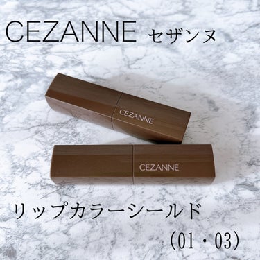 CEZANNE リップカラーシールドのクチコミ「
こんにちは、ぽぽです🌷



今回はCEZANNEのリップの
レビューをしていきたいと思いま.....」（1枚目）