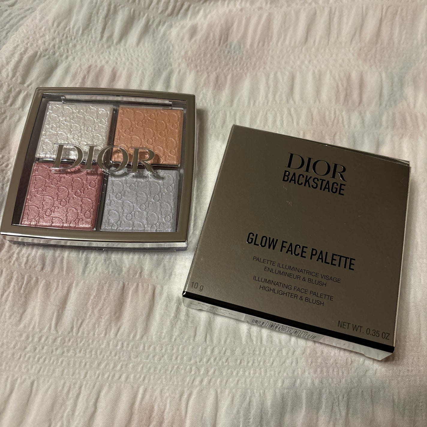 ディオール バックステージ フェイス グロウ パレット/Dior/ハイライトを使ったクチコミ(1枚目)