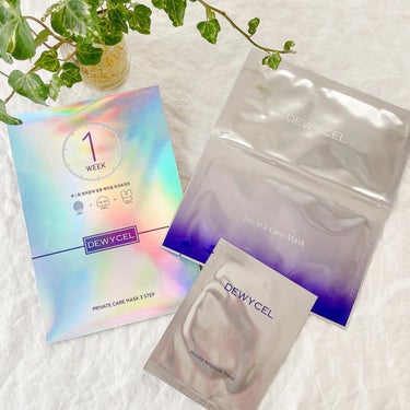 DEWYCEL Private Care Mask 
　デュイセル プライベートケアマスク


1週間に1回の集中ケアマスク♡︎

たっぷりの有効成分が疲れた肌を贅沢に潤してくれます😌



3step