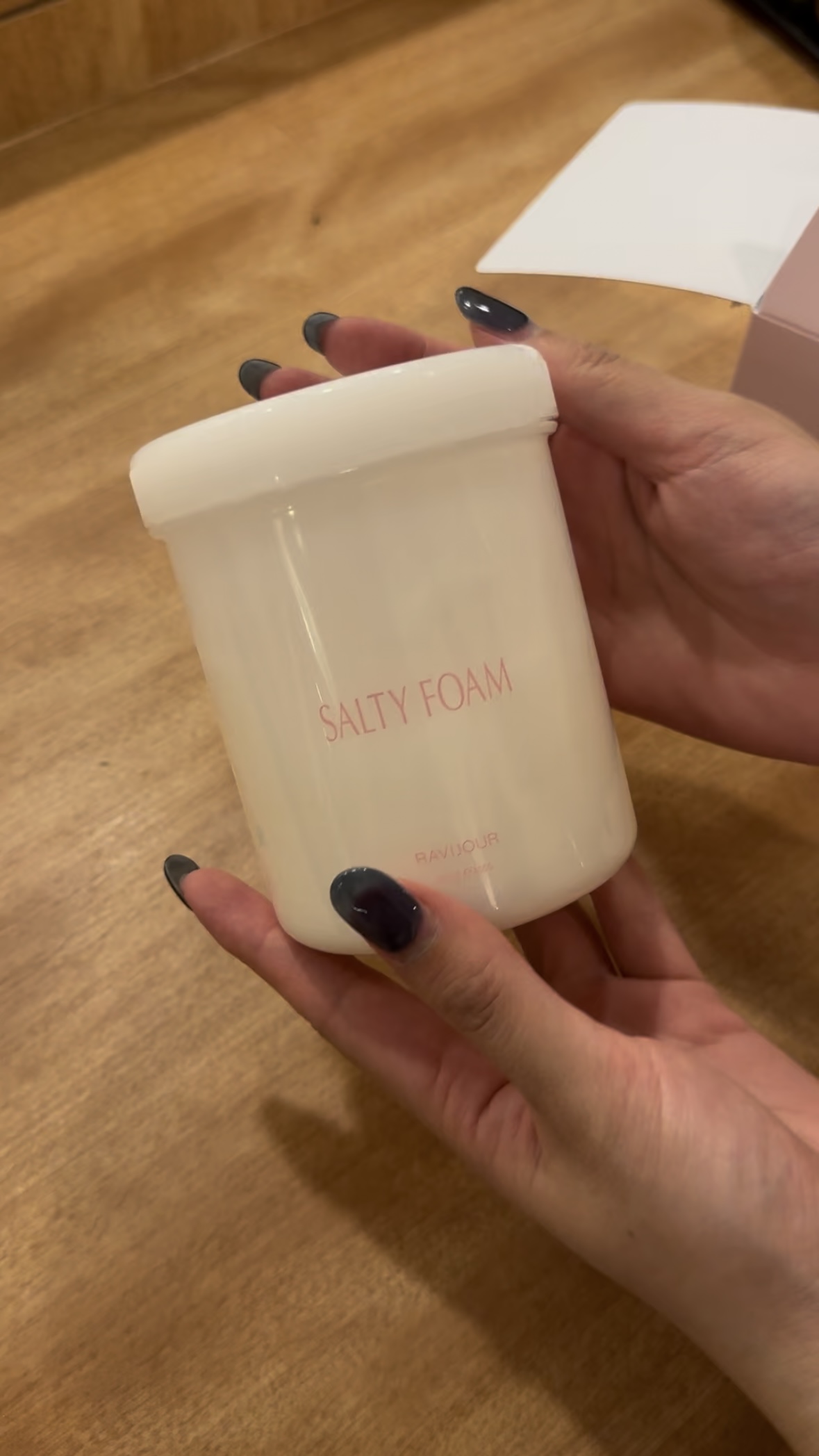 SALTY FOAM by MINAMO/RAVIJOUR/ボディスクラブを使ったクチコミ（1枚目）