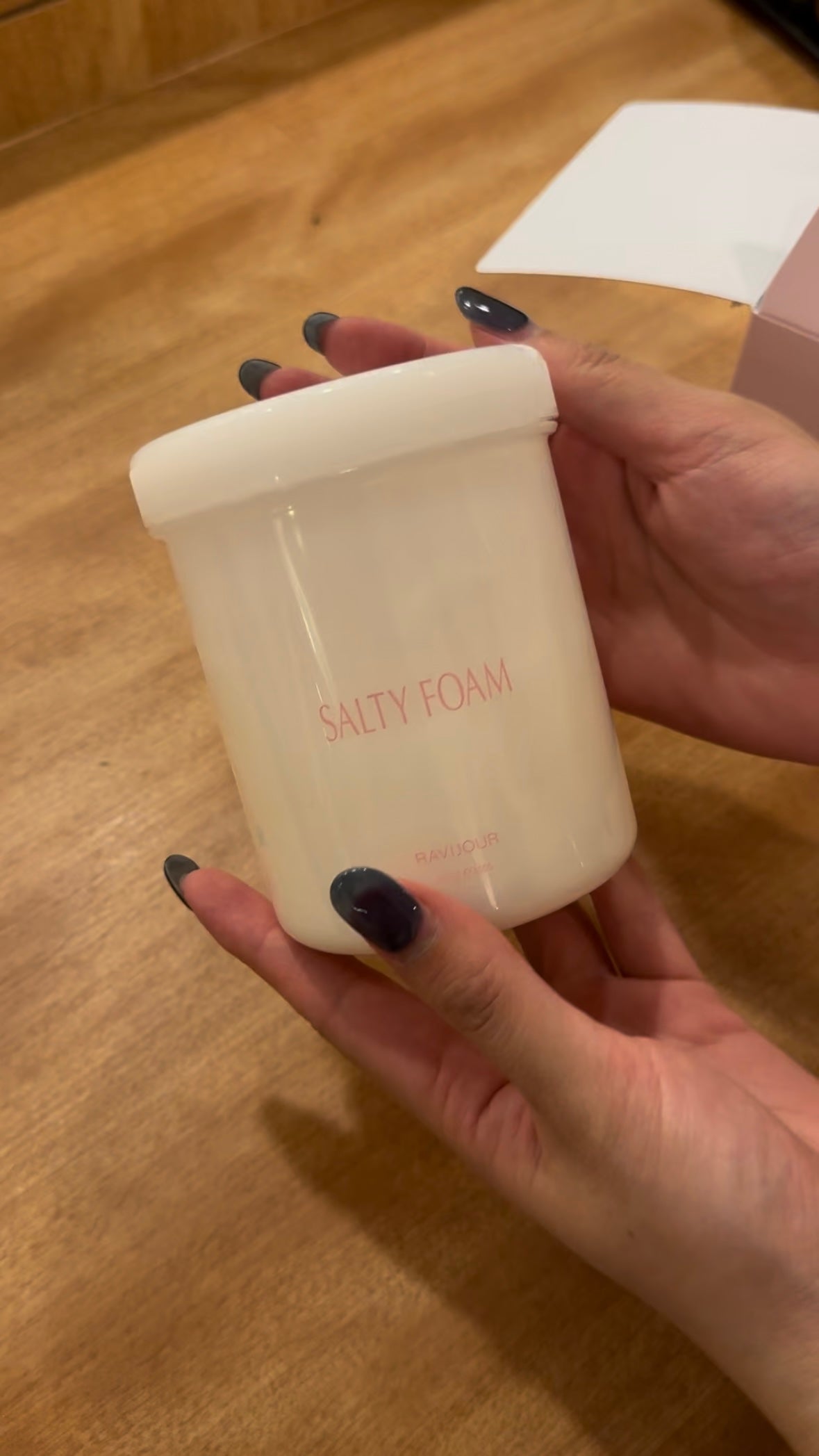 SALTY FOAM by MINAMO/RAVIJOUR/ボディスクラブを使ったクチコミ(1枚目)