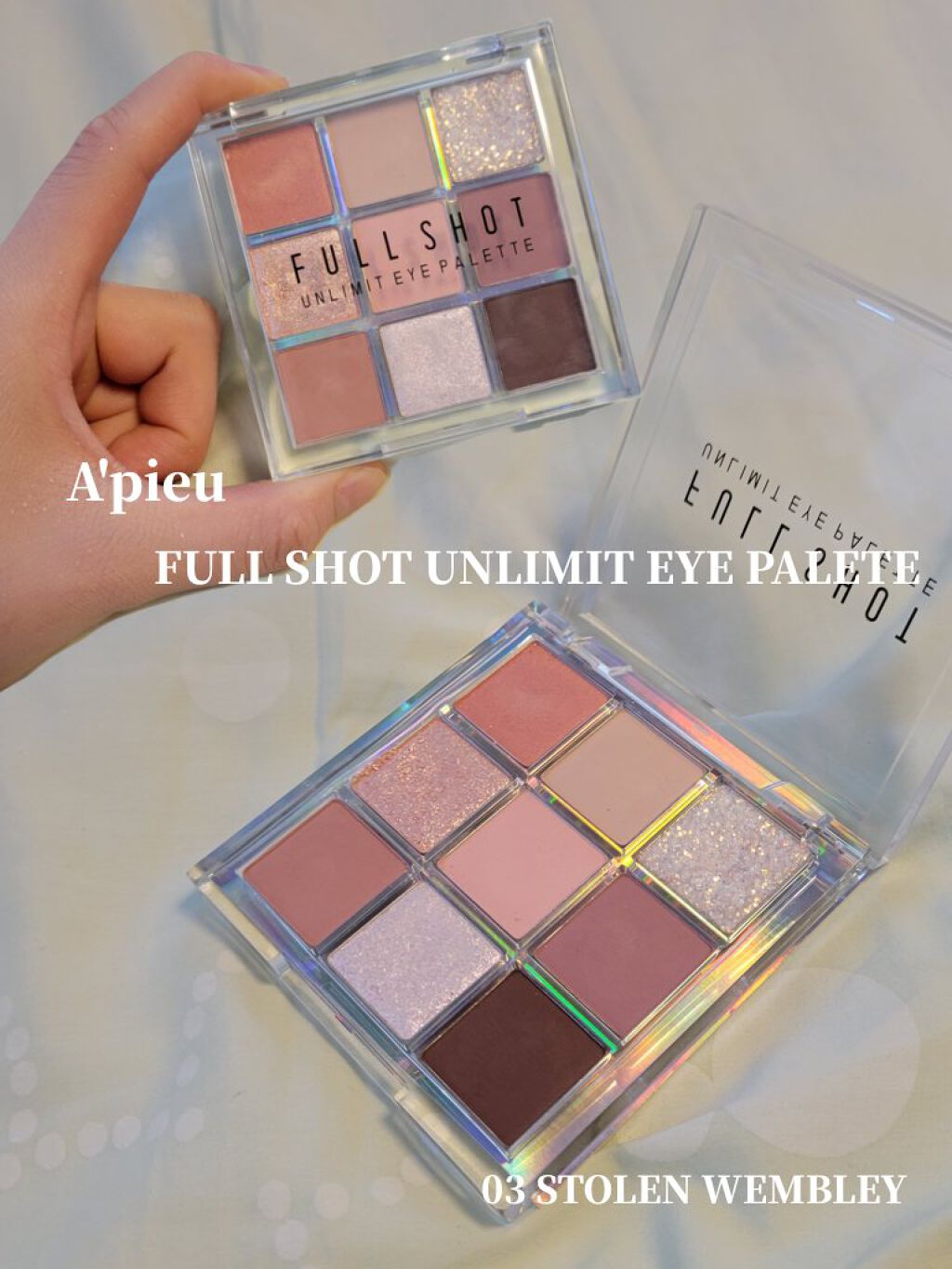 フルショット アンリミット アイパレット/A’pieu/アイシャドウパレットを使ったクチコミ（2枚目）