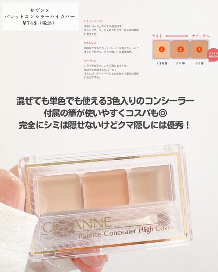 UR GLAM CONCEALER PALETTE/U R GLAM/パレットコンシーラーを使ったクチコミ(9枚目)