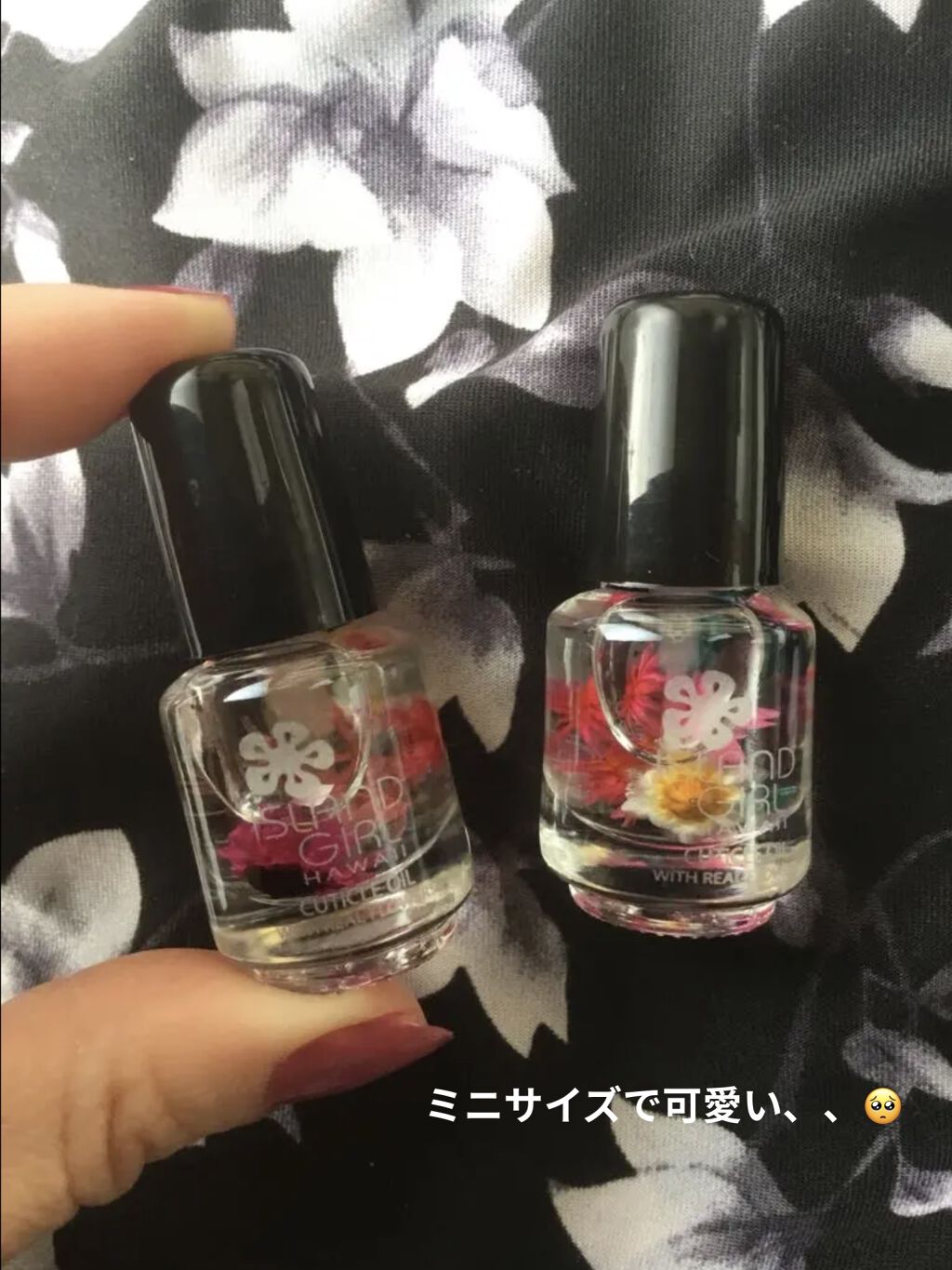 CUTICLE OIL with REAL FLOWERS/アイランドガール /ネイルオイル・トリートメントを使ったクチコミ（2枚目）