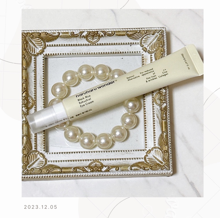 ブラックライスバクチオールアイクリーム/haruharu wonder/アイケア・アイクリームを使ったクチコミ（1枚目）