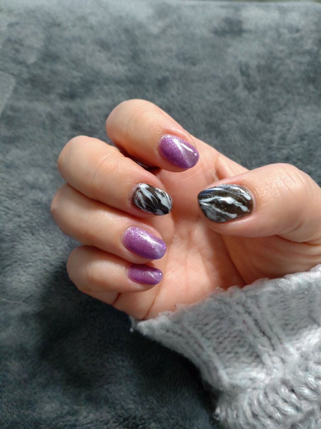 ジェルネイル（ライト対応）/セリア/ジェルネイルを使ったクチコミ（1枚目）