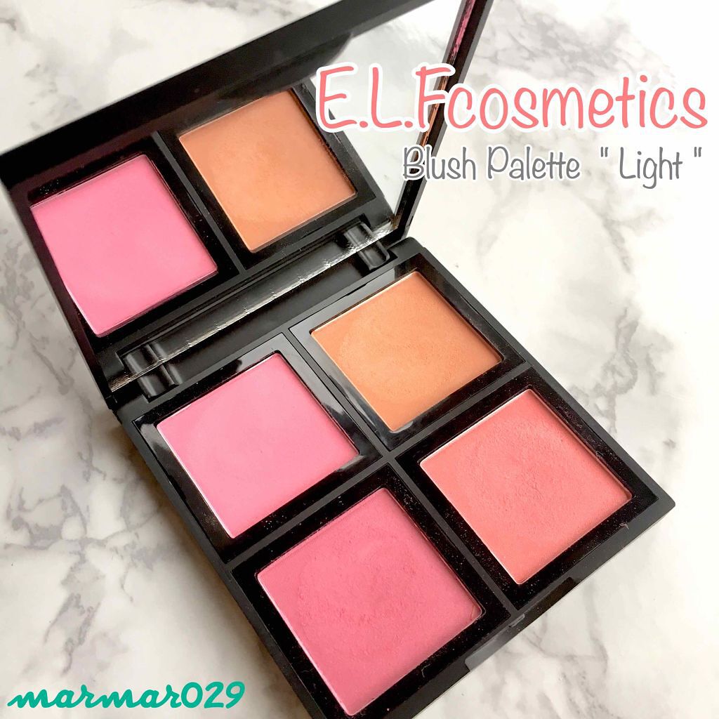 ブラッシュパレット/e.l.f. Cosmetics/パウダーチークを使ったクチコミ(1枚目)
