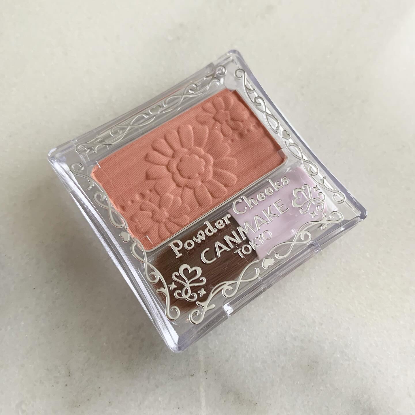 【旧品】パウダーチークス PW33 シェルピンク/キャンメイク/パウダーチークを使ったクチコミ（1枚目）