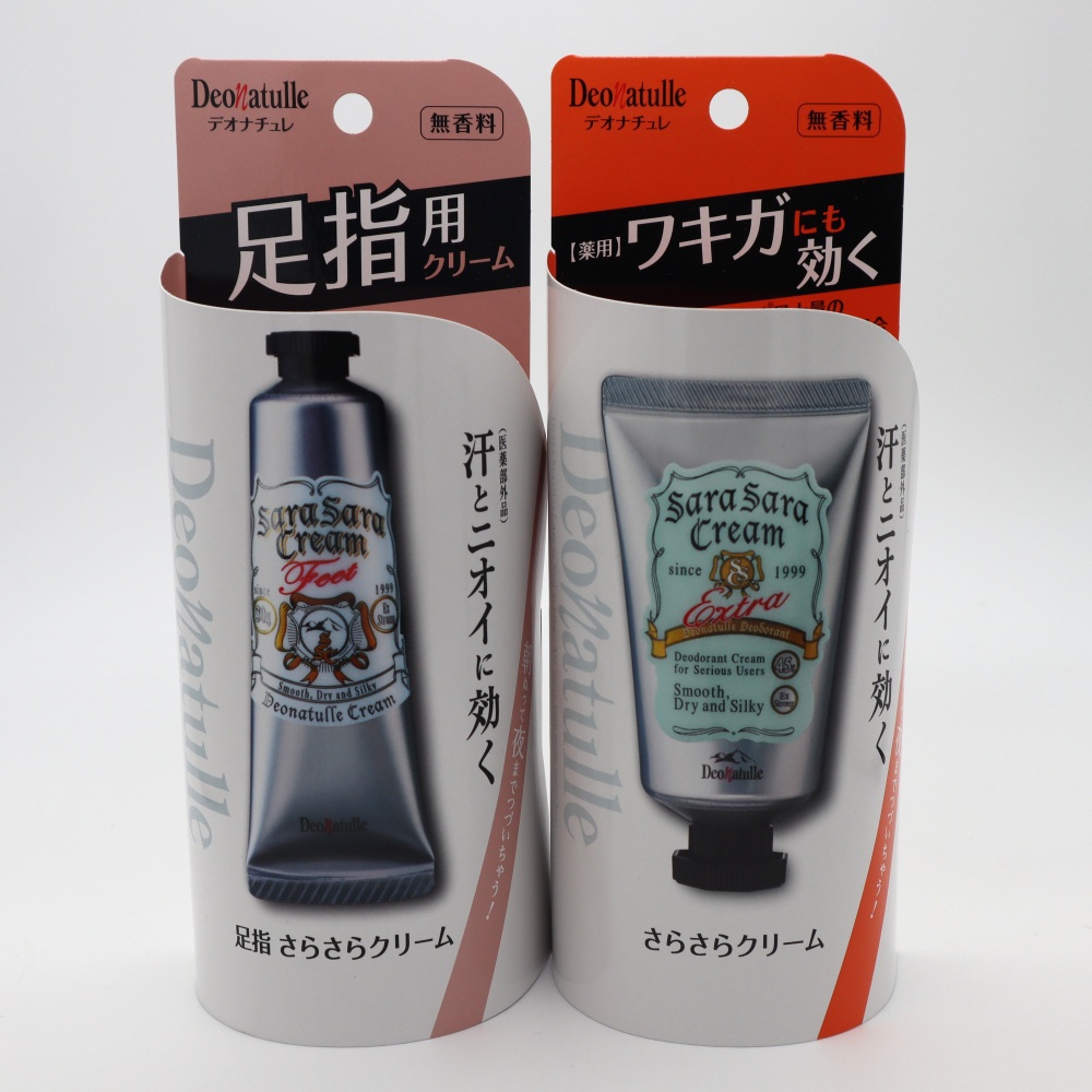 薬用足指さらさらクリーム/デオナチュレ/デオドラント・制汗剤を使ったクチコミ（1枚目）