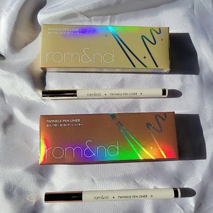 トゥインクルペンライナー/rom&nd/リキッドアイライナーを使ったクチコミ(1枚目)