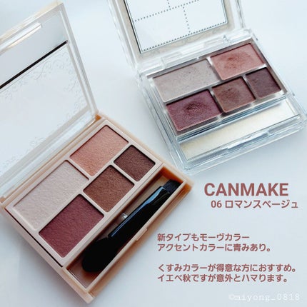 パーフェクトマルチアイズ/キャンメイク/アイシャドウパレットを使ったクチコミ(5枚目)
