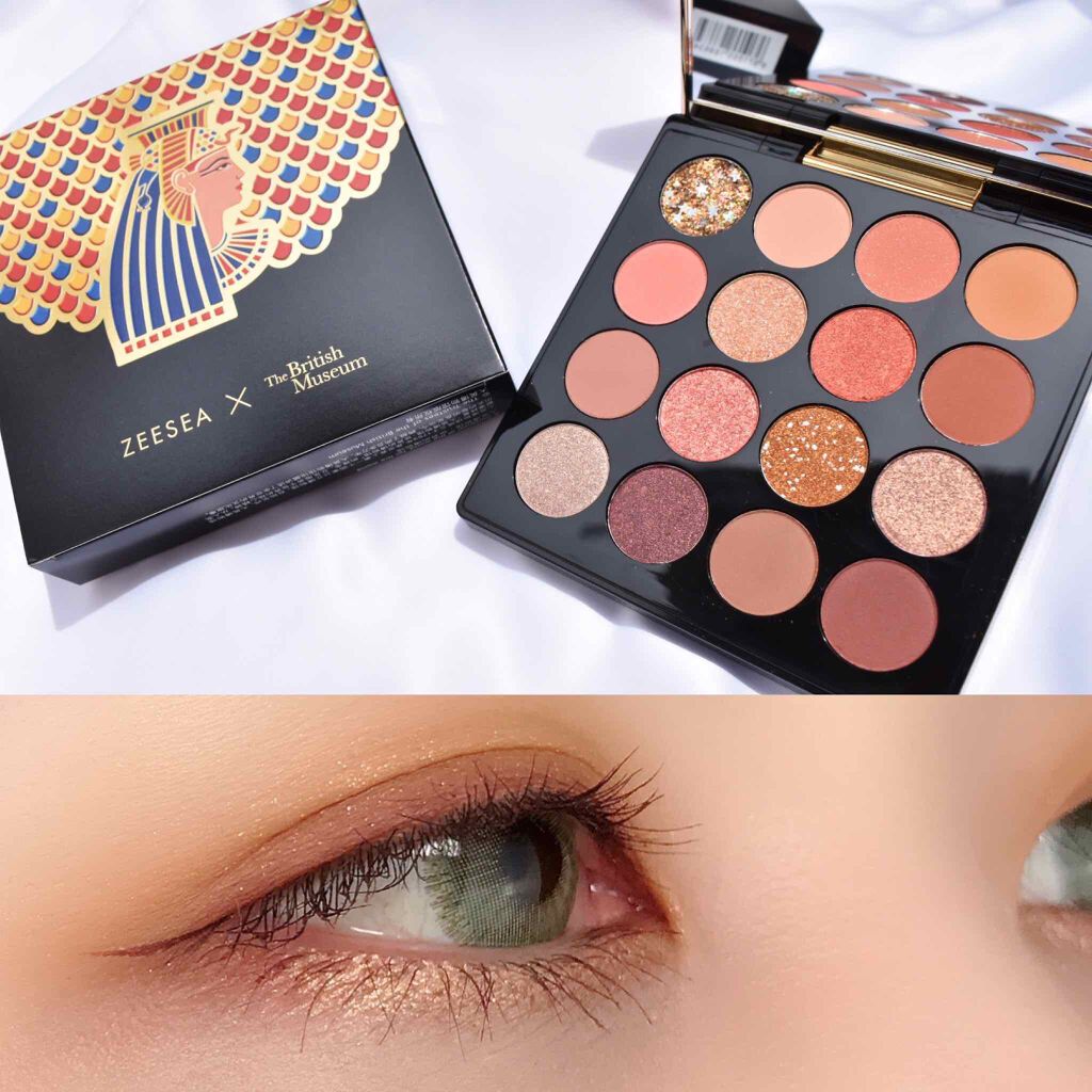 大英博物館 エジプトシリーズ アイシャドウパレット/ZEESEA/アイシャドウパレットを使ったクチコミ(1枚目)