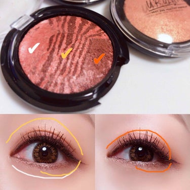 UR GLAM　EYE & CHEEK COLOR/U R GLAM/シングルアイシャドウを使ったクチコミ（3枚目）