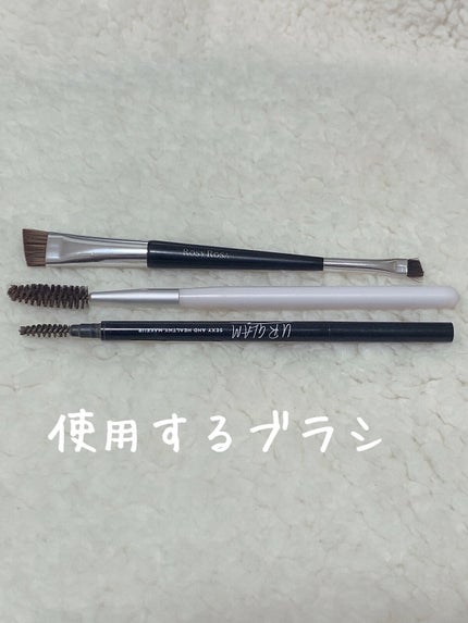 ダブルエンドアイブロウブラシ スマッジタイプ/ロージーローザ/メイクブラシを使ったクチコミ(3枚目)