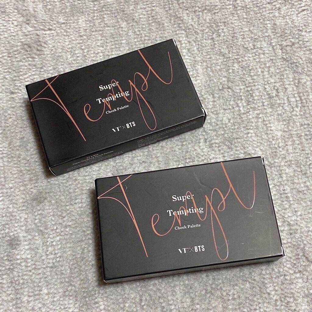 VT COSMETICS 
Super Tempting Cheek Palette
内容量：13.5g

VT×BTSのチークパレットです✨
現在は販売されていないと思います…

全2種
ピンク系とコーラル系

01 JUST ROMAN