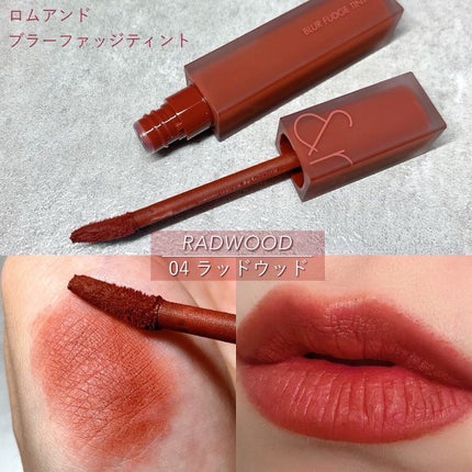 rom&nd ブラーファッジティント/rom&nd/リップティントを使ったクチコミ(2枚目)