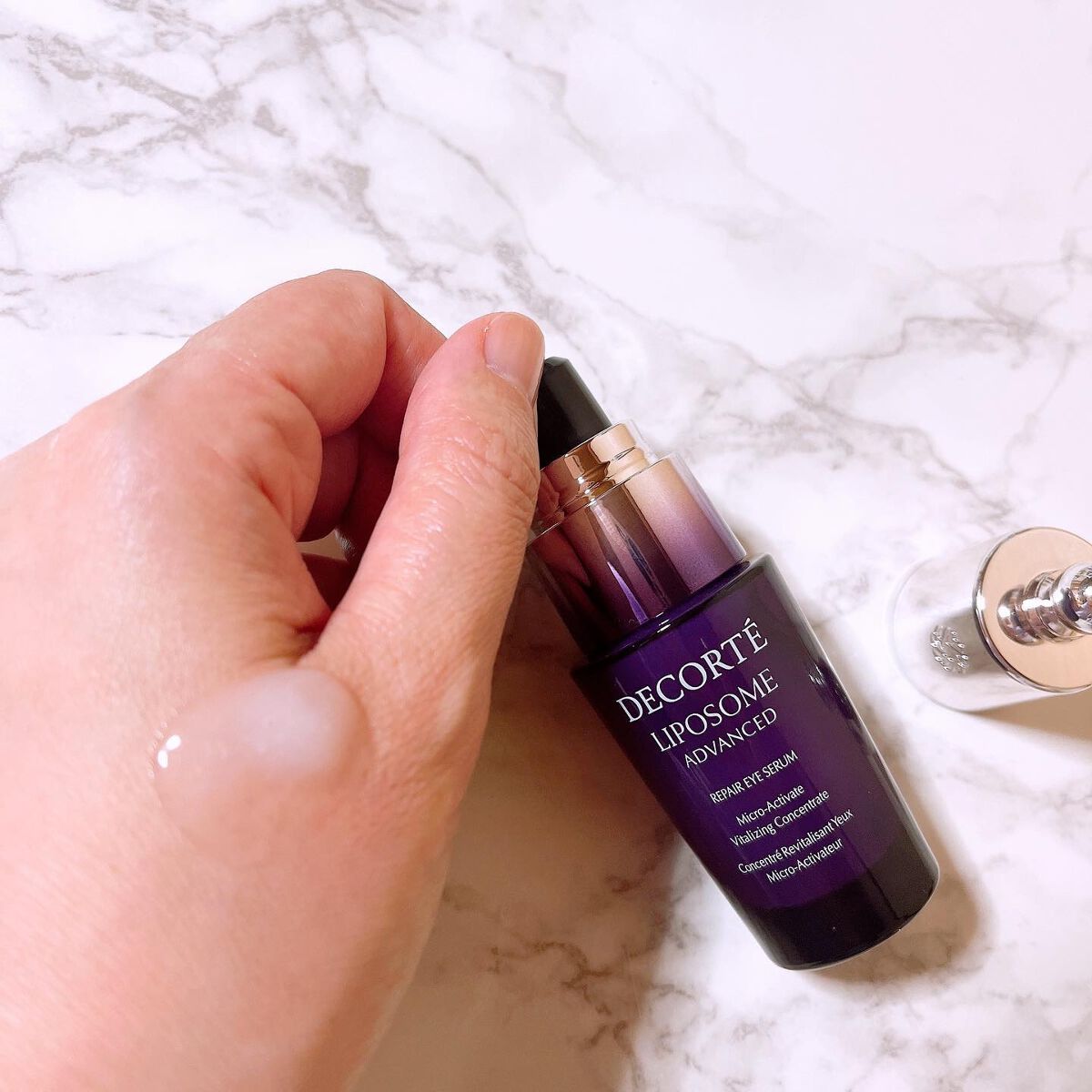 リポソーム アドバンスト リペアアイセラム/DECORTÉ/アイケア・アイクリームを使ったクチコミ(2枚目)