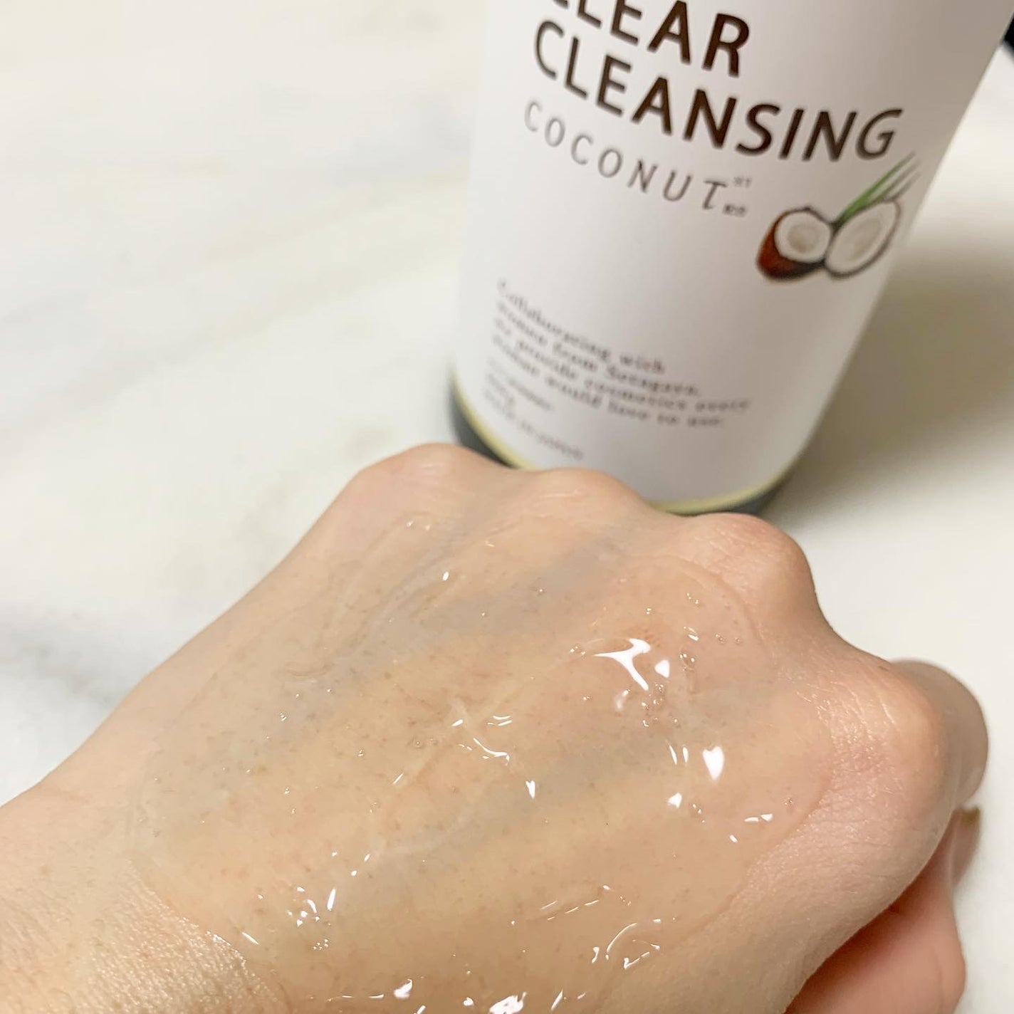 クリアクレンジング ココナッツ/世田谷コスメ/クレンジングジェルを使ったクチコミ(3枚目)