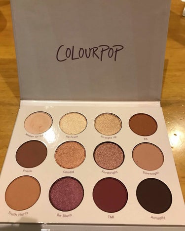 Give It To Me Straight/ColourPop/アイシャドウパレットを使ったクチコミ（1枚目）