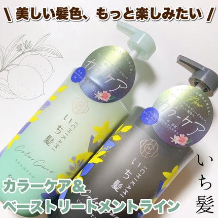 カラーケア&ベーストリートメント in シャンプー/コンディショナー/いち髪/市販シャンプーを使ったクチコミ(1枚目)