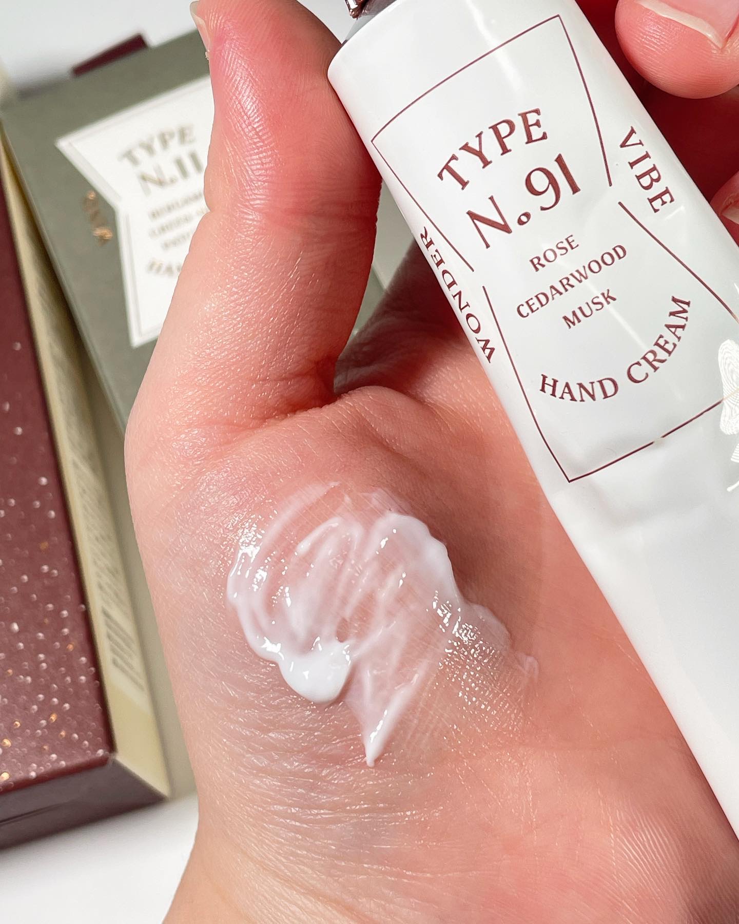 パフュームハンドクリーム  No.91 WONDER VIBE/Type No. /ハンドクリームを使ったクチコミ（3枚目）